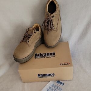 Women's  Blucher New + Box Tan Advance Orthopedic Footwear / Leather Size 6W